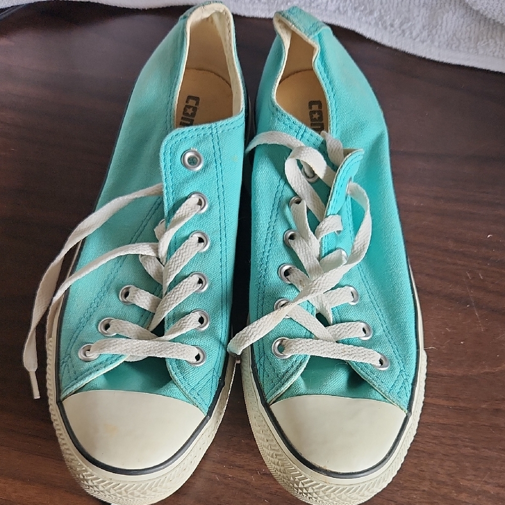 Converse Women's Aqua Canvas Sneakers